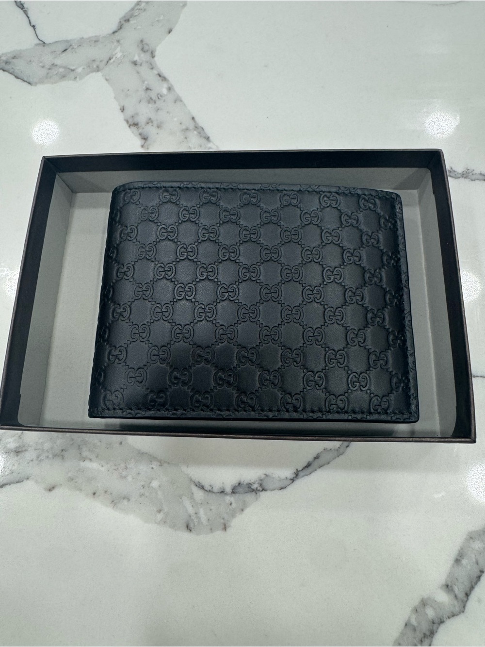 Gucci Black Embossed GG Leather Wallet - Picture 7 of 12
